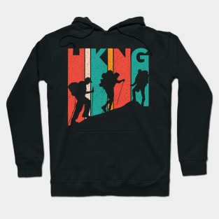 HIKING Vintage Mountain Design Hoodie